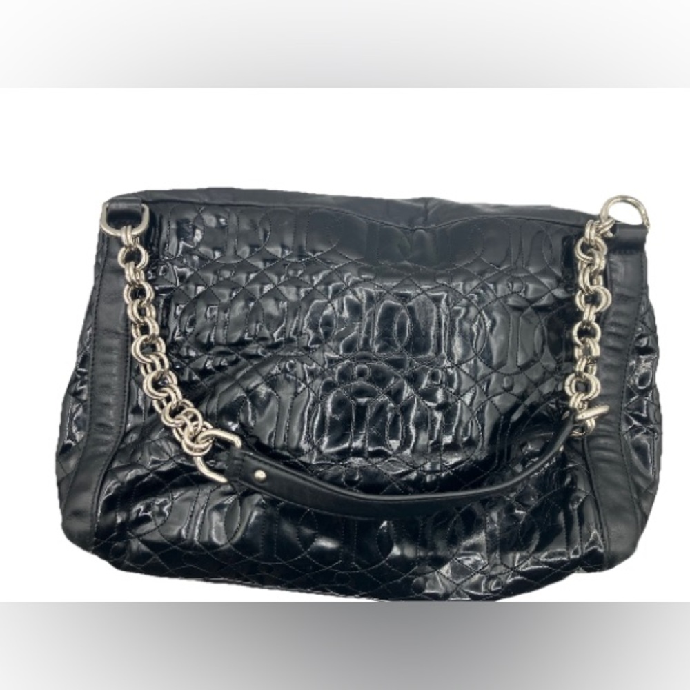 Donald J. Pliner Black Quilted Shoulder Bag
